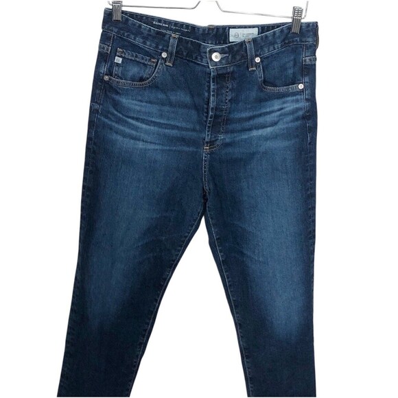 Ag Adriano Goldschmied 32R Alexxis High Rise Vintage Slim Jeans Button Fly Blue - Picture 5 of 12
